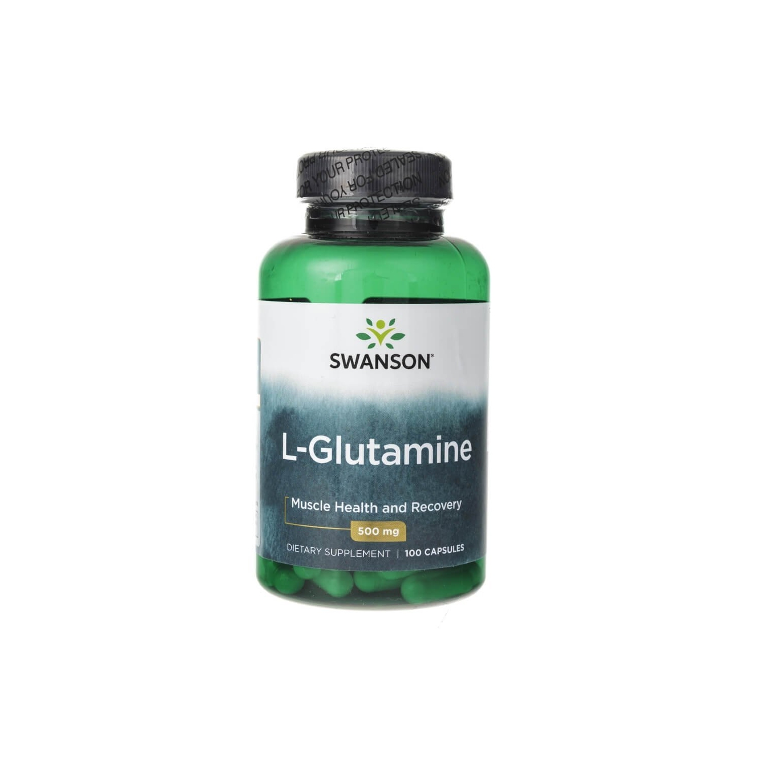 Swanson l-glutamina, 100 kapsułek