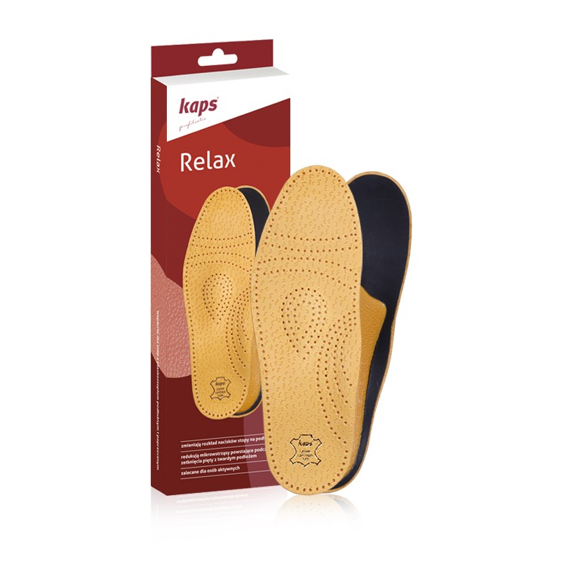 Kaps - wkładki ortopedyczne relax, rozmiar 42, 1 para