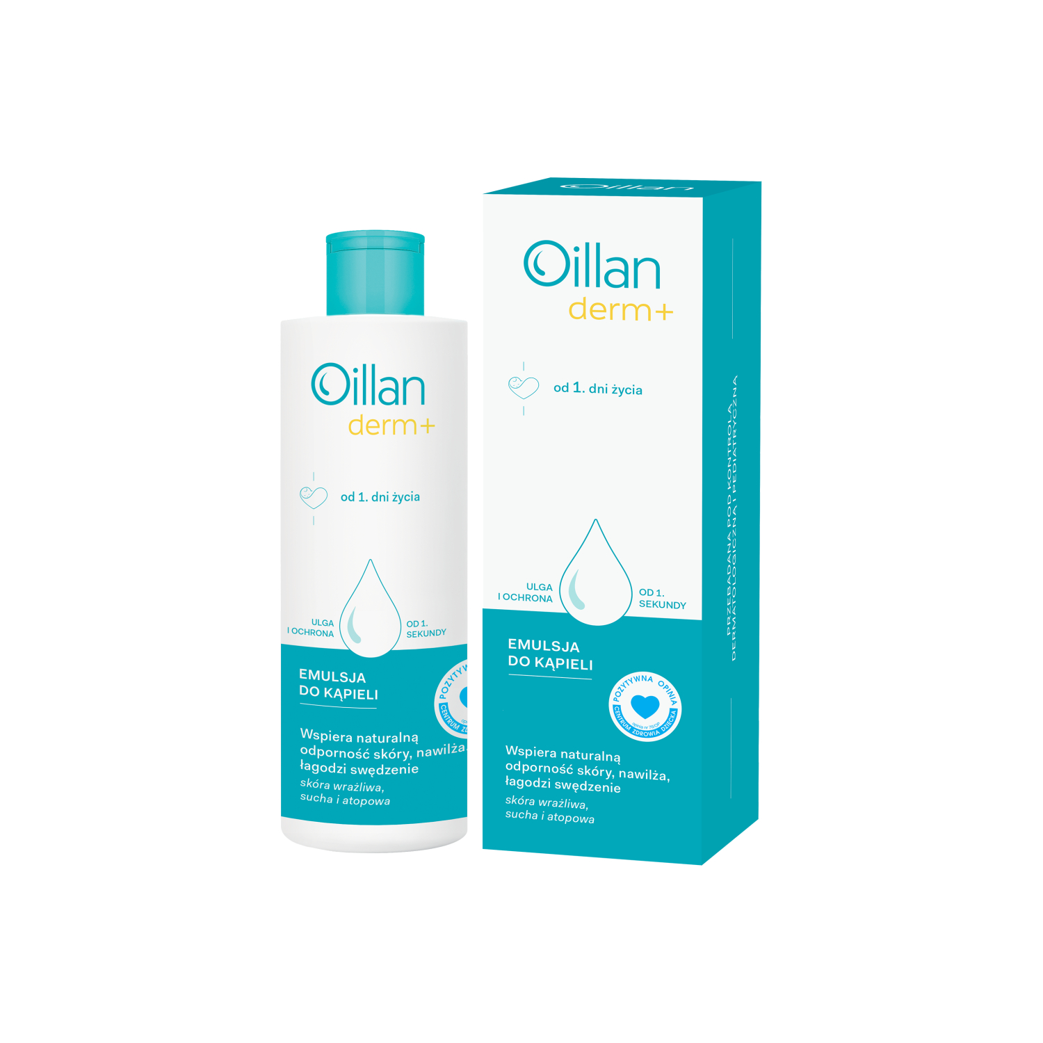 Oillan derm+ - emulsja do kąpieli, od 1. dnia życia, 400 ml