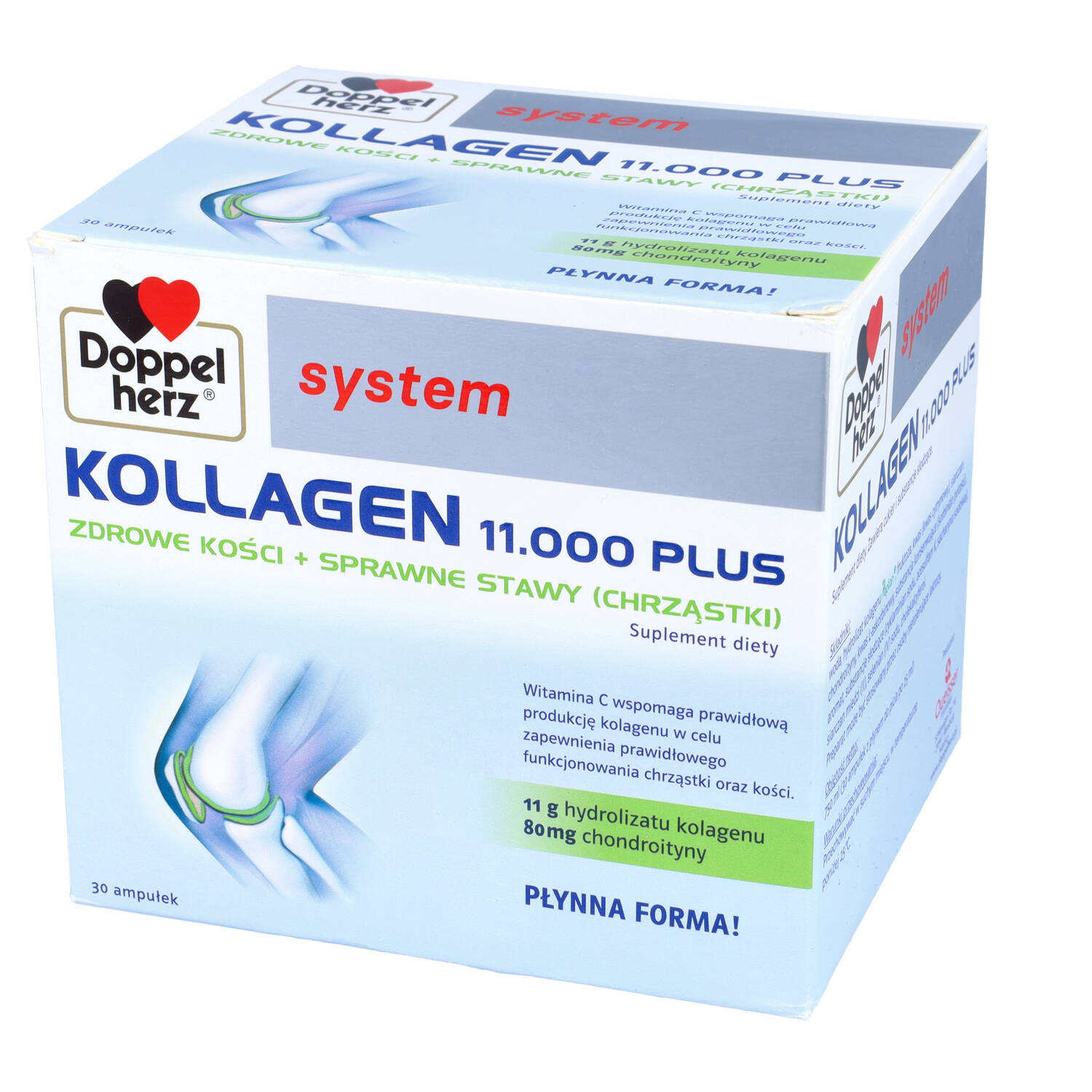 Doppelherz system kollagen 11000 plus, 30 ampułek x 25 ml
