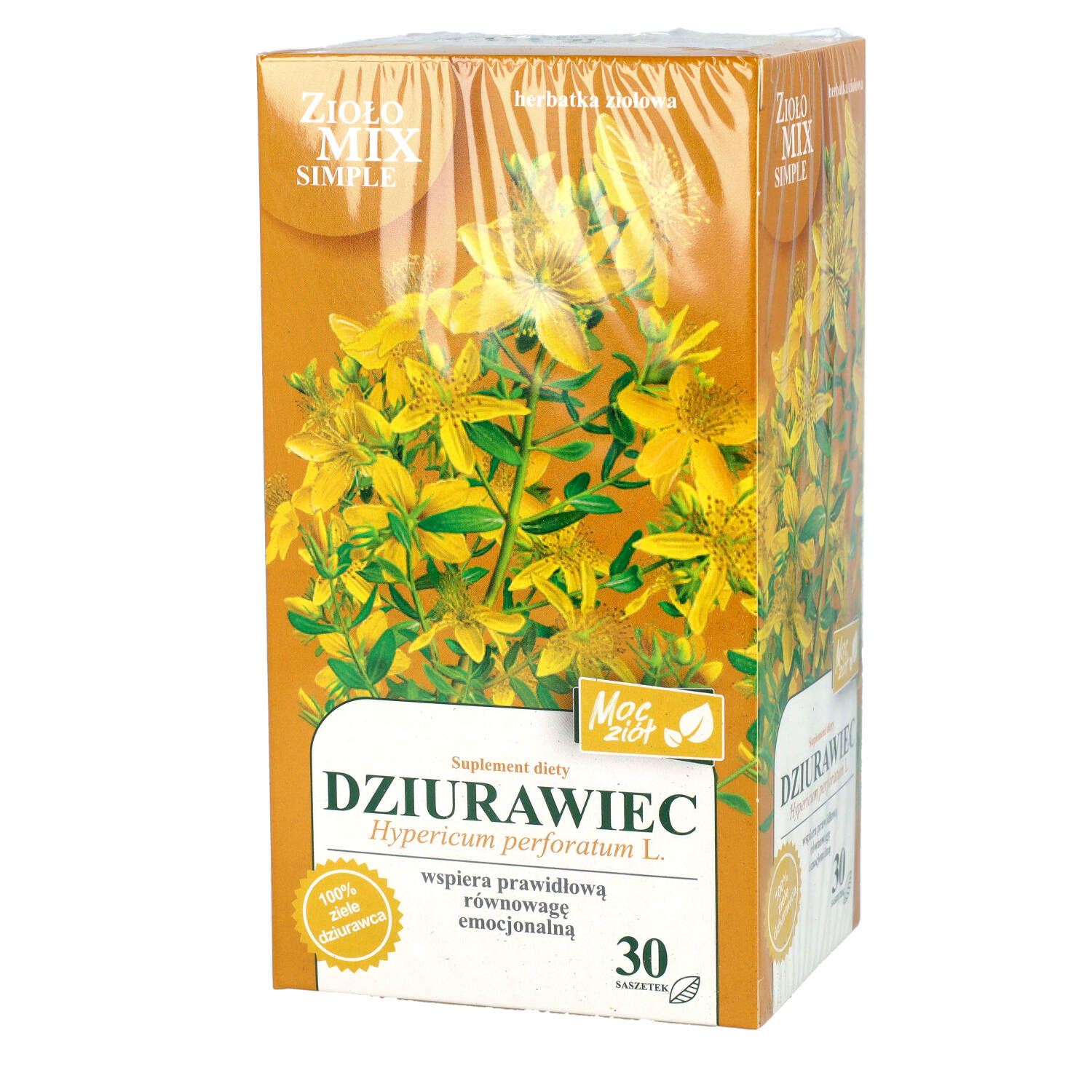 Zdrowe korzyści - ziołomix simple dziurawiec, herbatka ziołowa, 30 saszetek (data ważności: 31.01.2026)