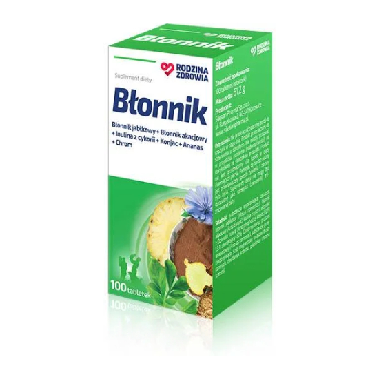 Rodzina zdrowia, błonnik, 100 tabletek
