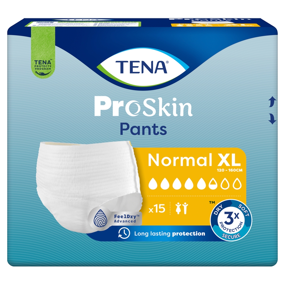 Tena pants proskin normal - majtki chłonne, rozmiar xl, 15 sztuk
