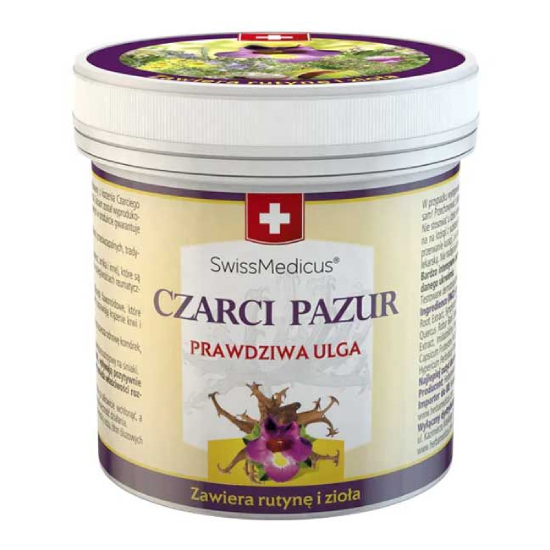 Herbamedicus - czarci pazur - prawdziwa ulga, zawiera rutynę i zioła, 250 ml