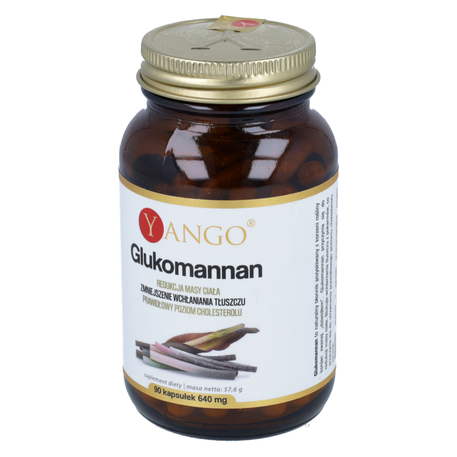 Yango glukomannan, 90 kapsułek