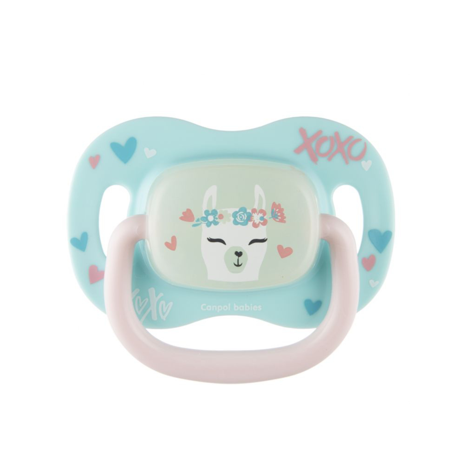 Canpol babies - smoczek silikonowy symetryczny exotic lama 0-6m, 1 sztuka