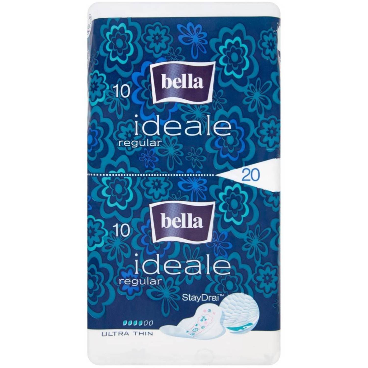 Bella ideale - podpaski higieniczne, regular ultra thin, 20 sztuk