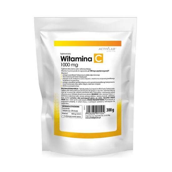 Activlab - witamina c, wsparcie odporności (1000 mg), 300 g