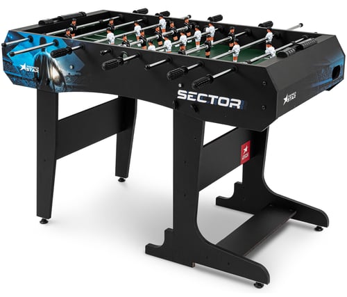 Tischkicker Sector Schwarz/Blau