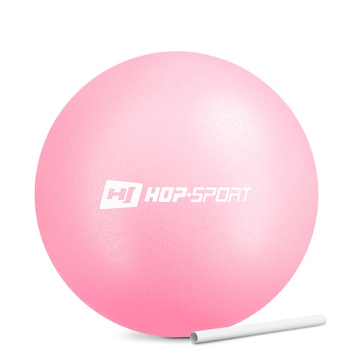 Pilates Ball 25 cm mit Blasluftröhre - rosa