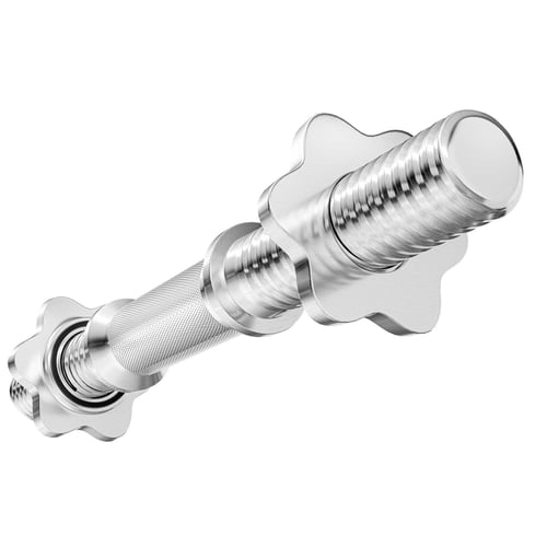 Kurzhantelstange 40 cm / 30 mm mit Sternverschlüssen