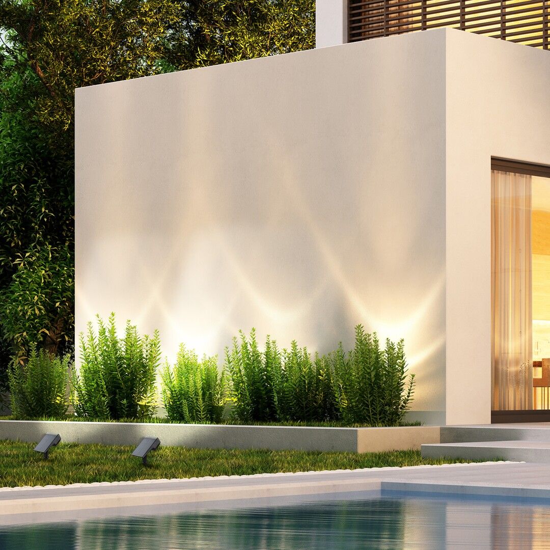 Rabalux Nantes lampa solarna stojąca 1x0,5 W czarny 77088