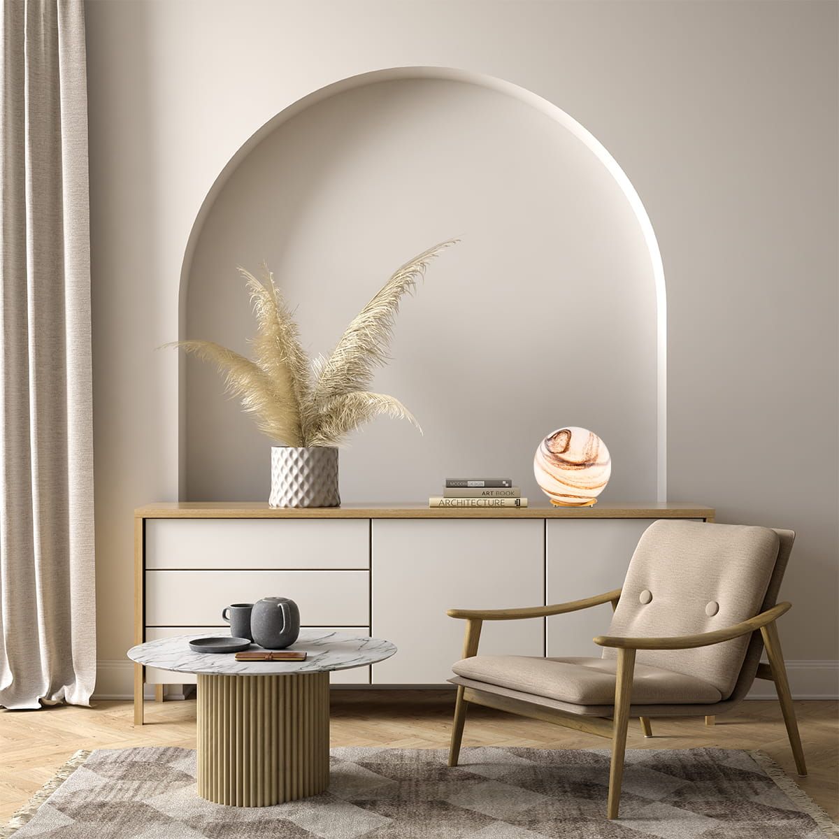 Argon Aruba lampa stołowa 1x15 W biała 8533