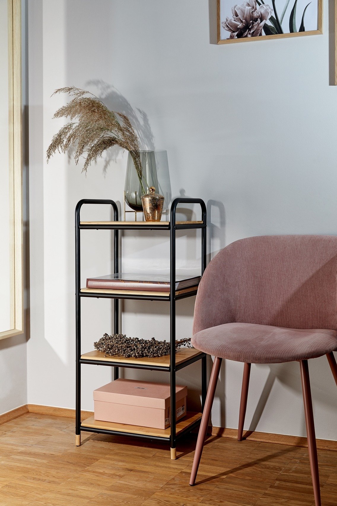 Wenko Loft regał stojący brązowy/czarny 50703100 - Wysyłka w 24h