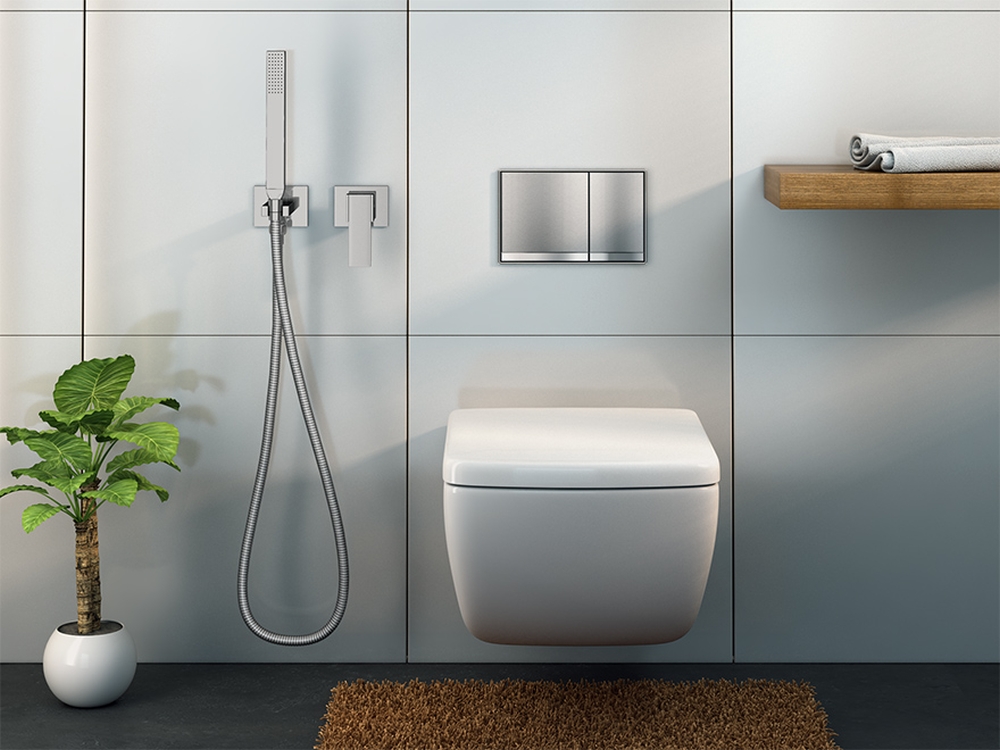 Kohlman Excelent bateria bidetowa podtynkowa chrom QW135H