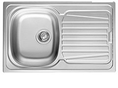 Pyramis Sparta zlewozmywak stalowy 79x40 cm stal 100125701