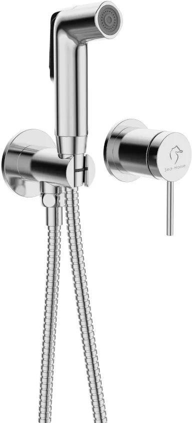 Sea-Horse Ove Chrome Stick bateria bidetowa z zestawem prysznicowym podtynkowa chrom BJV308/1-SC2