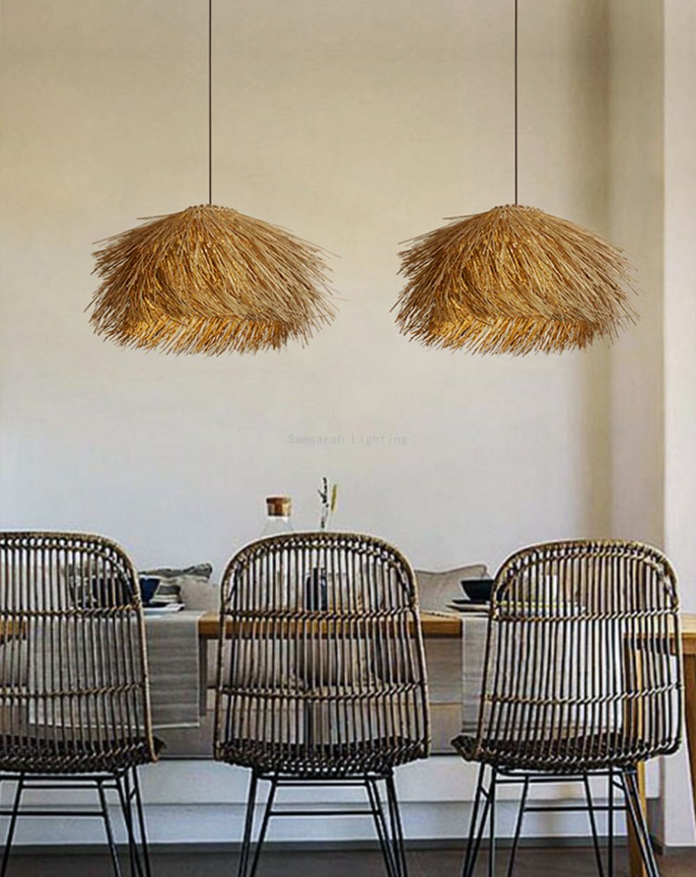 Abruzzo Boho Gabriella lampa wisząca 1x40 W brązowy ABR-LW10-BH-E27