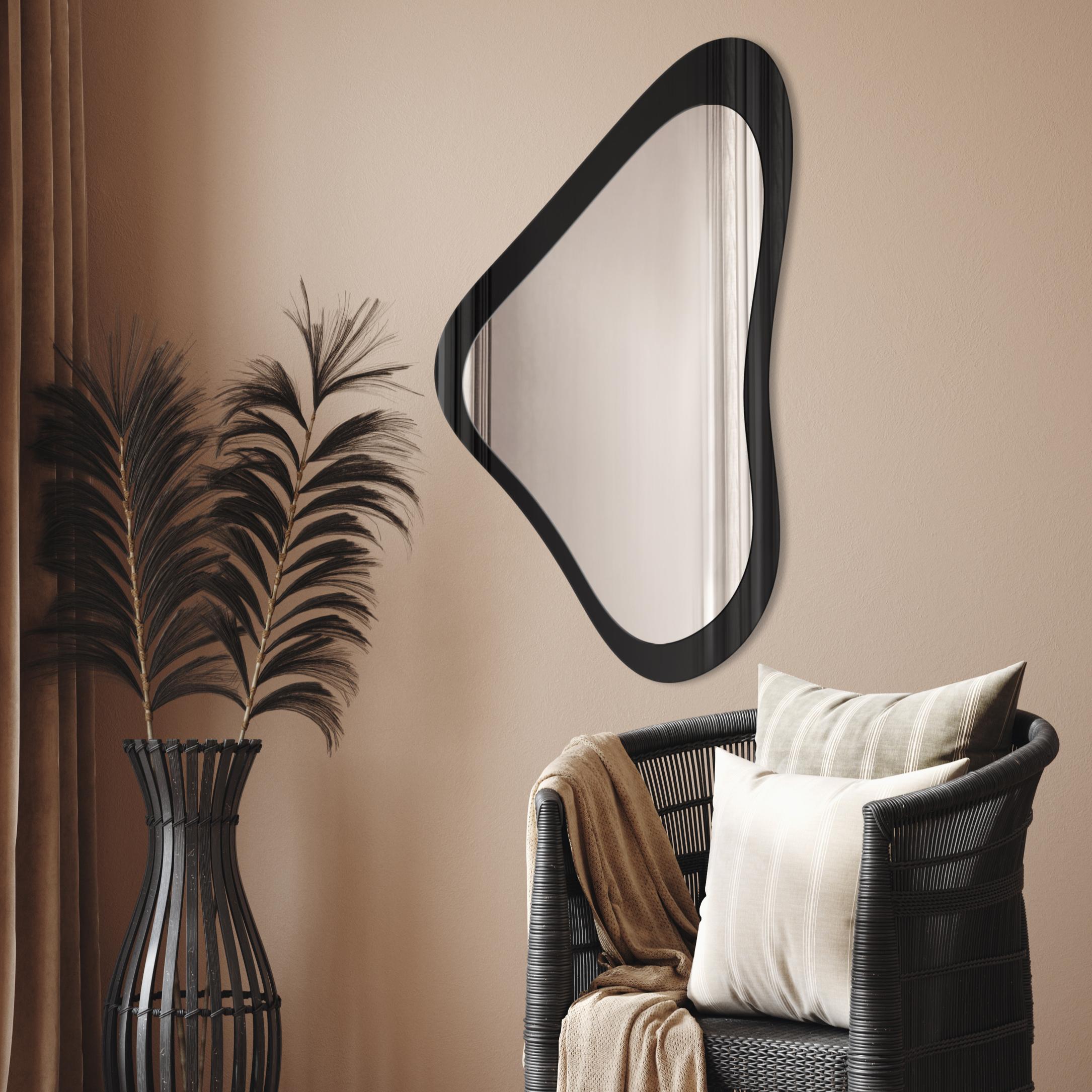 Guarda Atlas Black lustro 45x100 cm czarny/srebrny TOS-ATL-BLACK-45x100