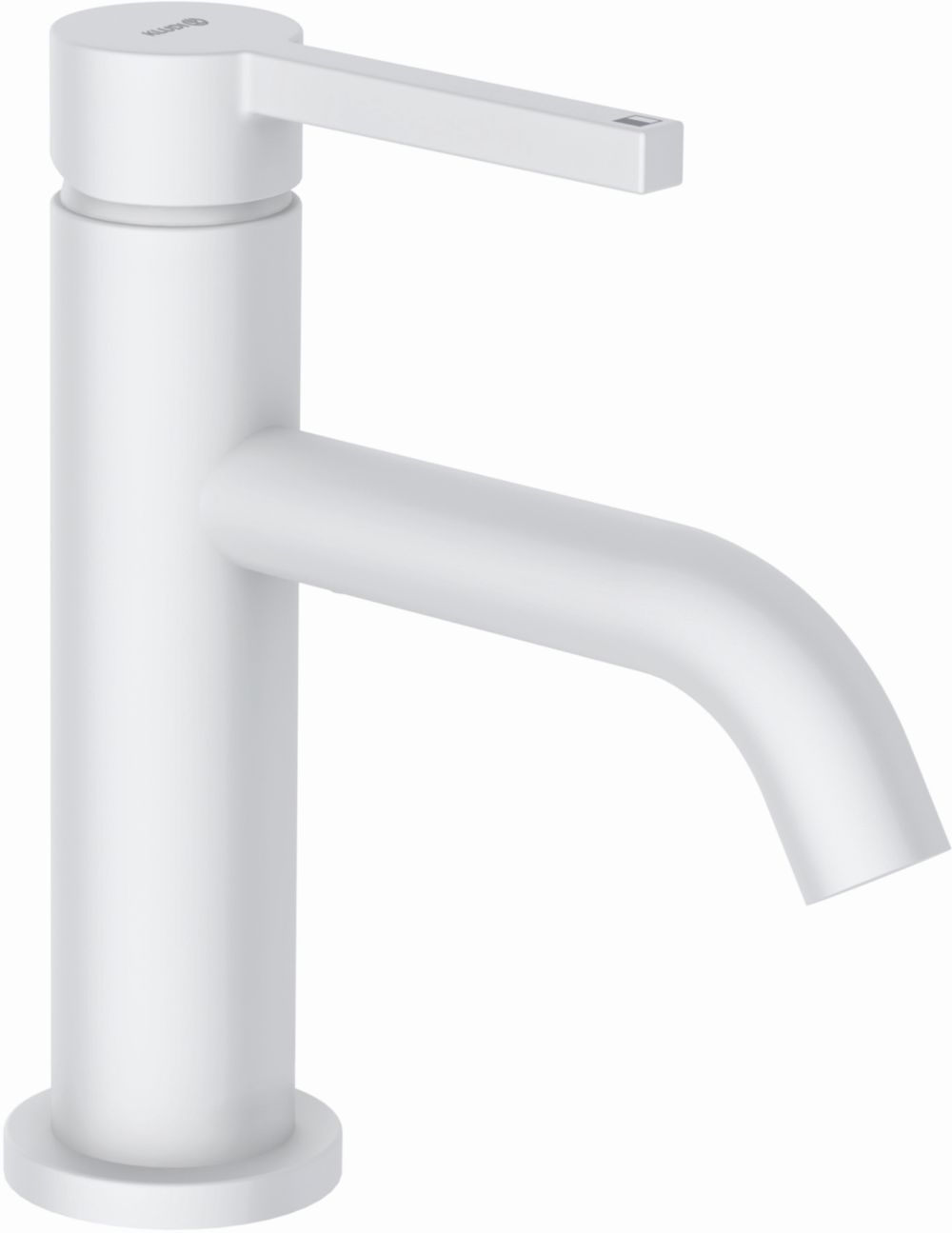 Kludi Nova Fonte Pura bateria umywalkowa stojąca biały mat 202665315