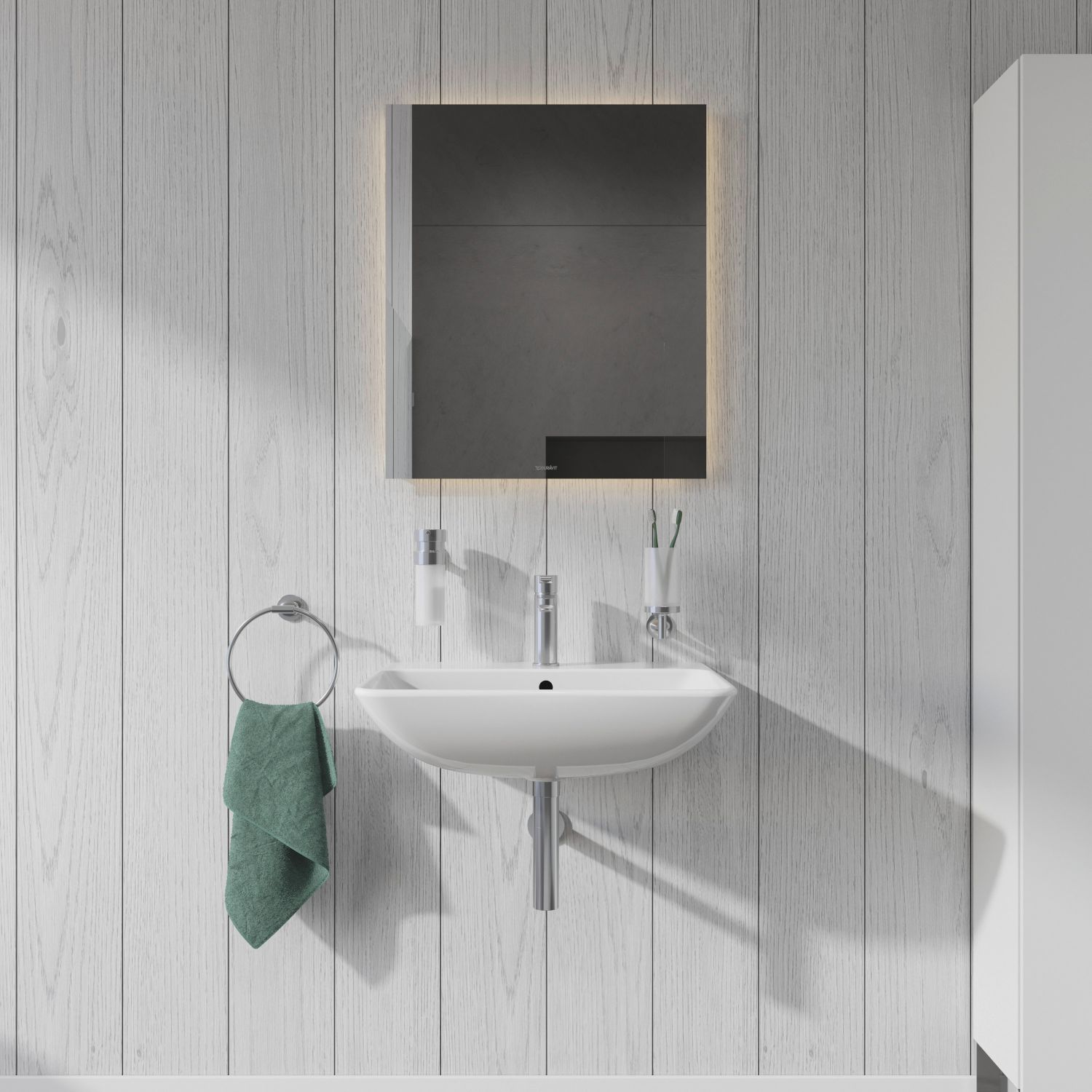 Duravit ME by Starck umywalka 60x46 cm ścienna prostokątna biała 2335600000