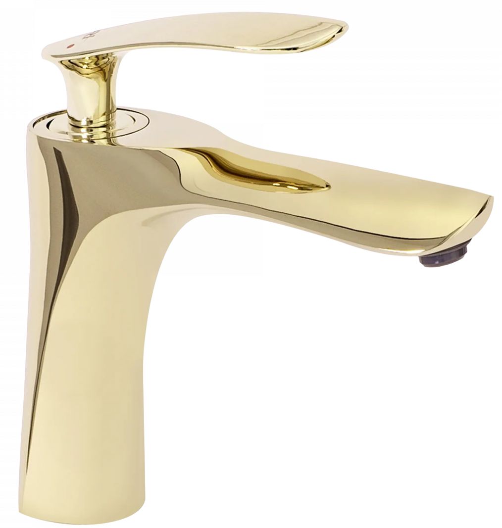 Rea Orbit bateria umywalkowa stojąca złota REA-B2050