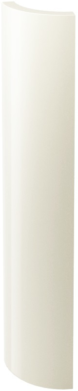 Paradyż Gamma kształtka 3x19,8 cm B biały połysk