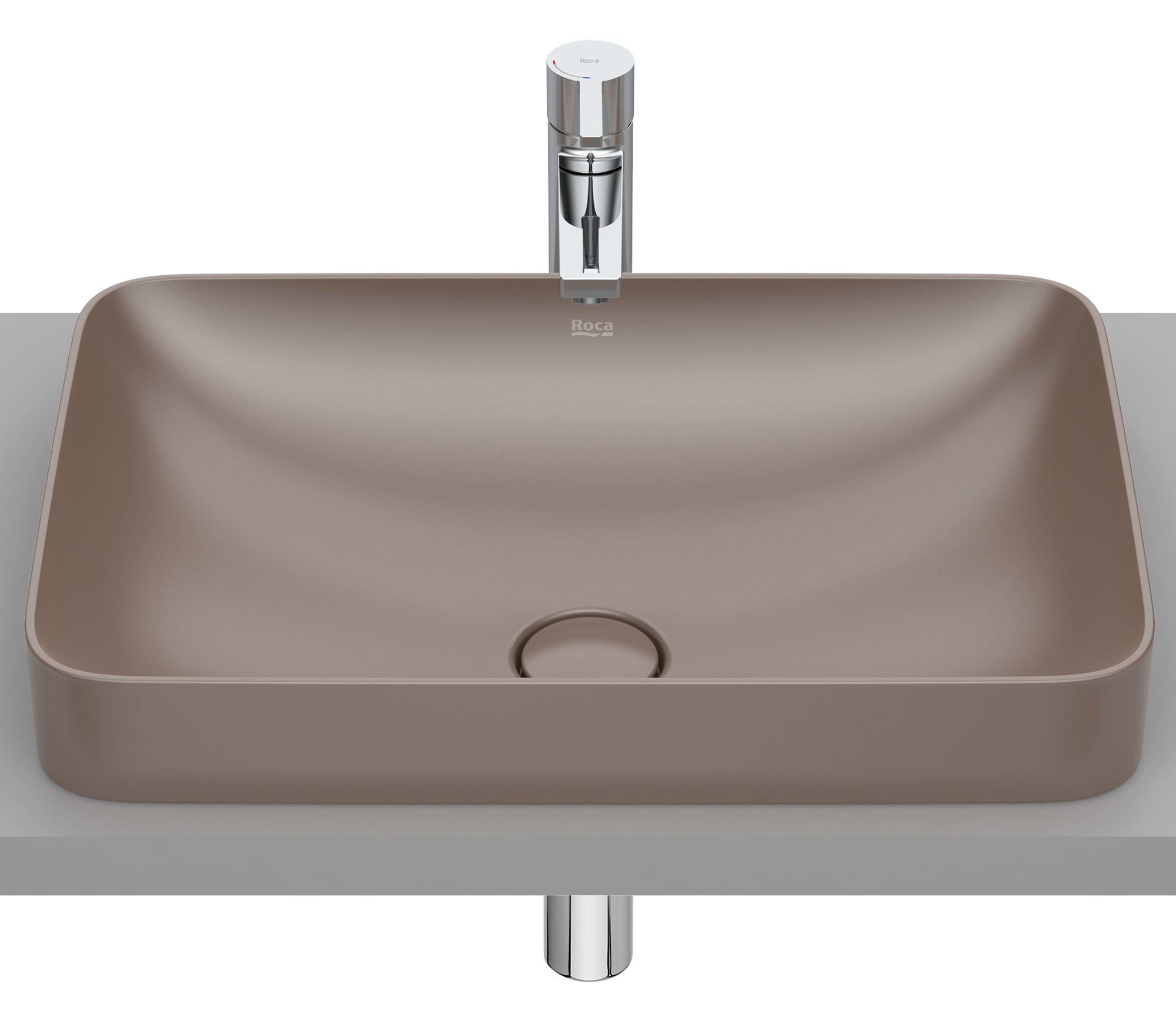 Roca Inspira umywalka 55x37 cm prostokątna wpuszczana A327534660