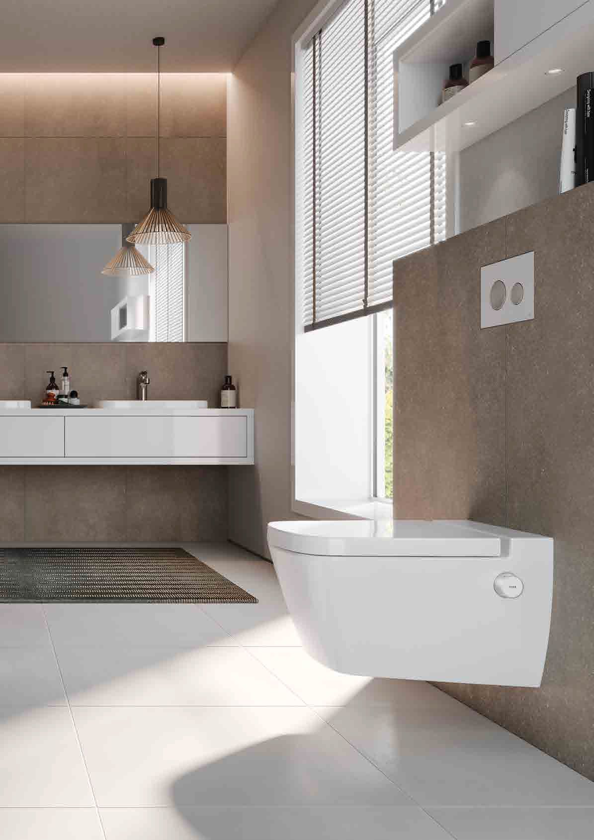 Tece One miska WC myjąca bez kołnierza biała 9700200