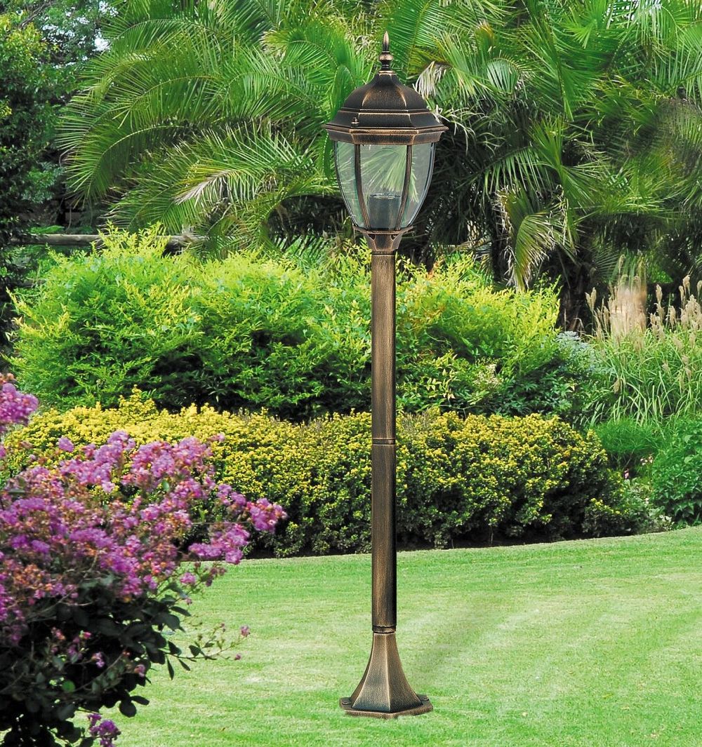 Rabalux Toronto lampa stojąca zewnętrzna 1x60 W złota 8385