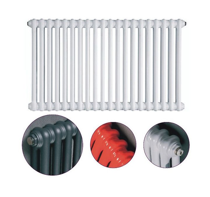 Instal Projekt Tubus 2 grzejnik pokojowy 199,3x42,5 cm podłączenie boczne biały TUB2-200/09