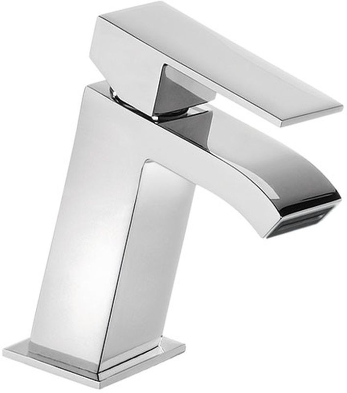 Tres Cuadro bateria umywalkowa stojąca chrom 006.201.01