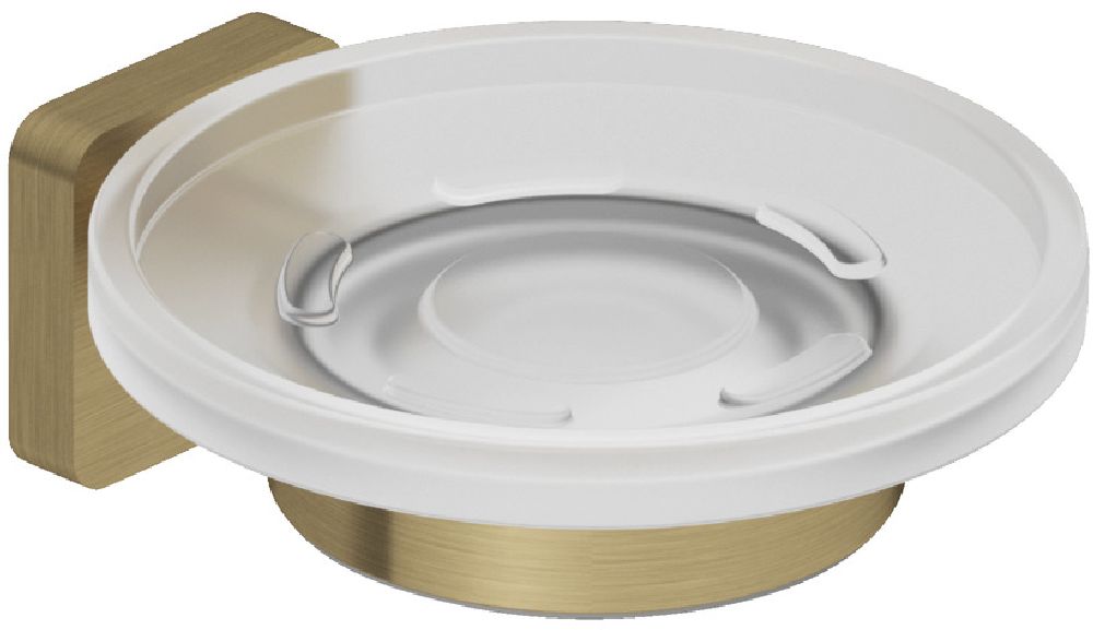 Kludi Vela S mydelniczka ścienna złota szczotkowana 25985N0