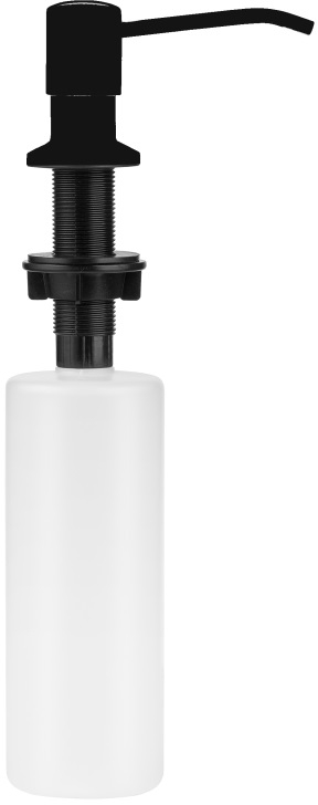 Invena Simi dozownik do płynu 500 ml blatowy czarny AA-22-004 - Wysyłka w 24h