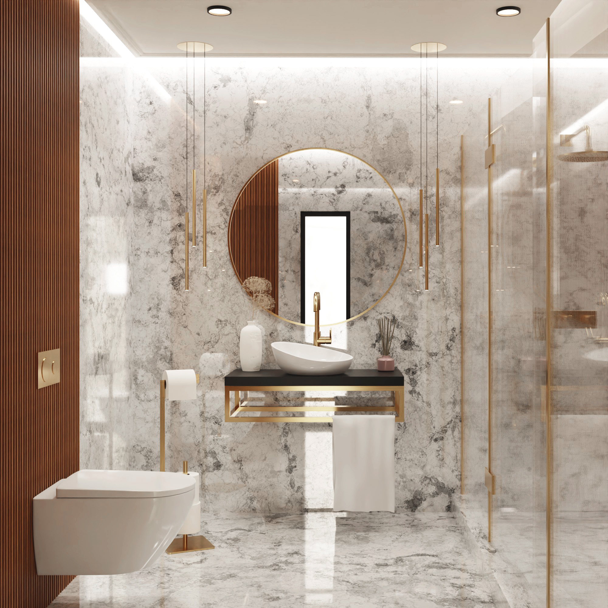 Baltica Design Bente konsola podumywalkowa 75x43x17 cm czarna