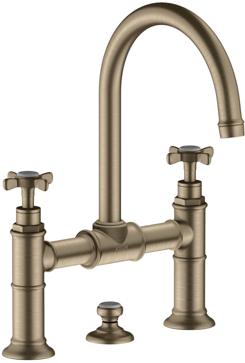 Axor Montreux bateria umywalkowa stojąca EcoSmart nikiel szczotkowany 16510820