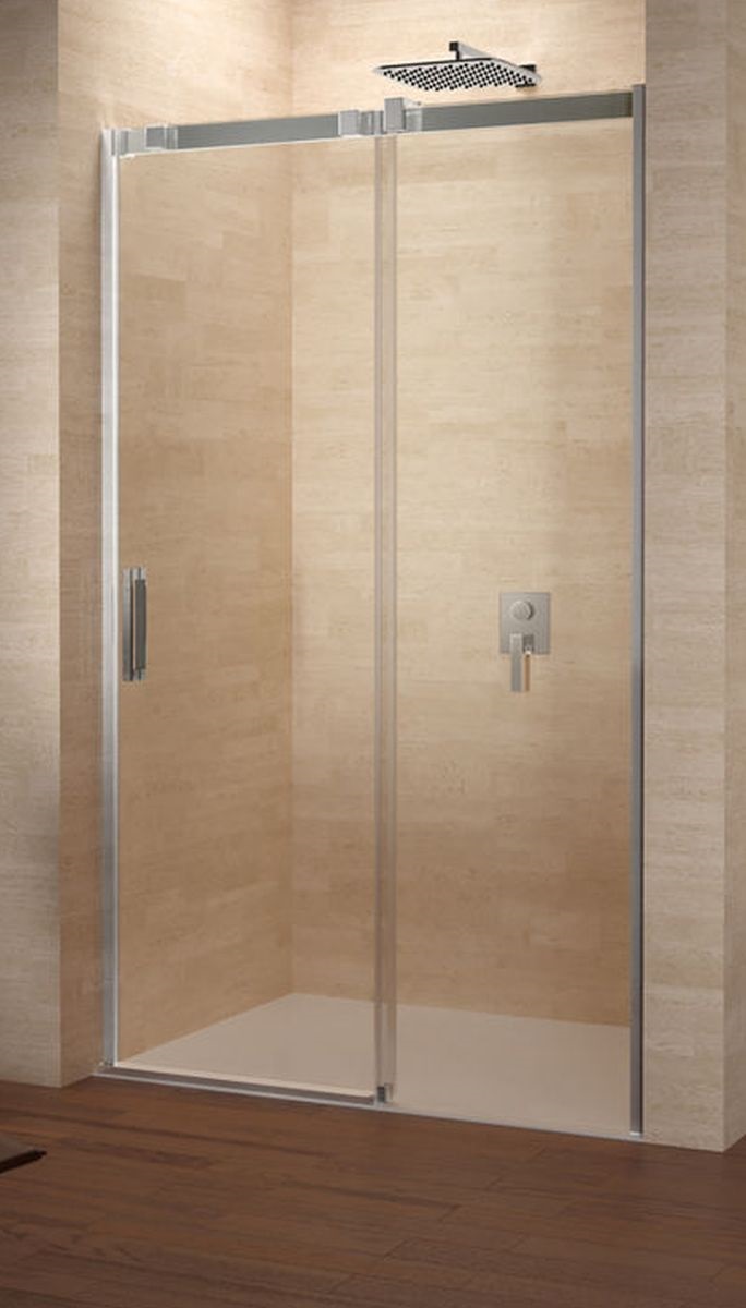 Riho Ocean drzwi prysznicowe 140 cm wnękowe chrom błyszczący/szkło przezroczyste G006003120