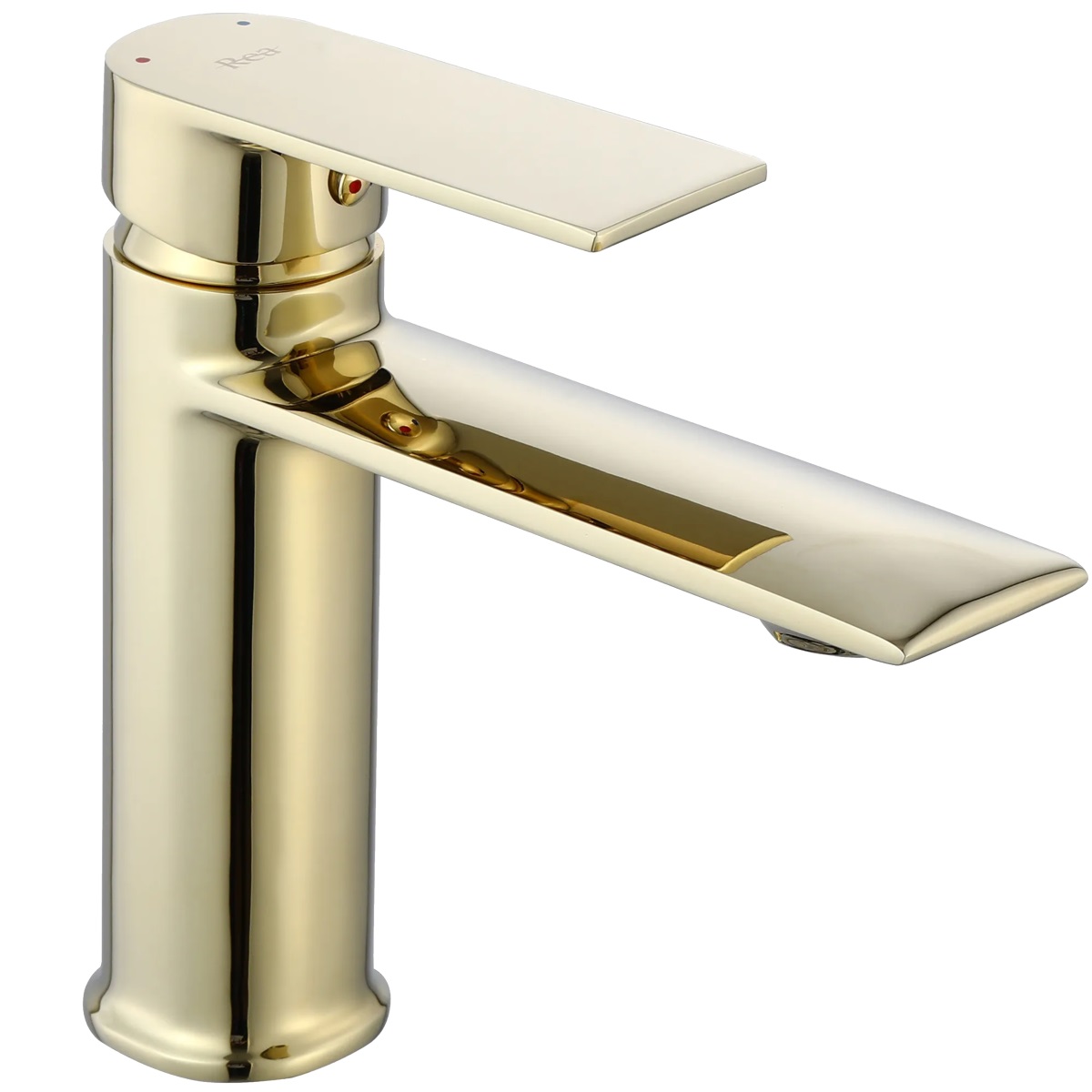 Rea Veneta bateria umywalkowa stojąca złoty REA-B6417