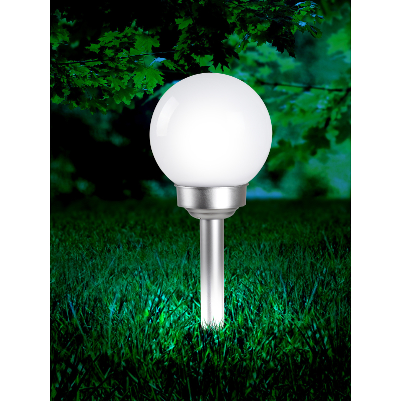 Globo Lighting Solar lampa solarna stojąca 1x0,06 W biały-srebrny 3375