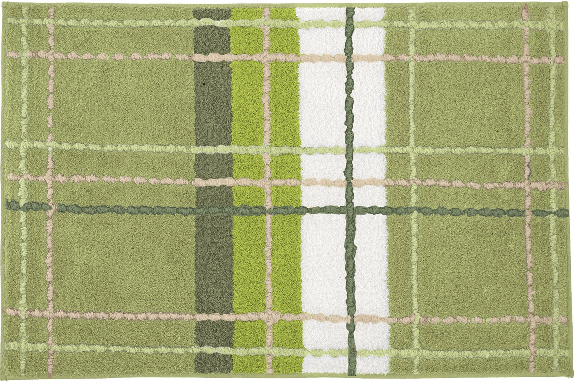 Kleine Wolke Kara dywanik łazienkowy 50x60 cm poliakryl zielony 5543616433
