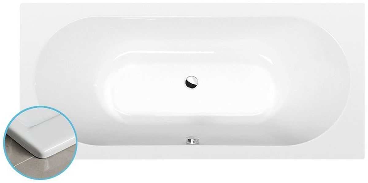 Polysan Viva B Slim wanna prostokątna 175x80 cm biała 88119S