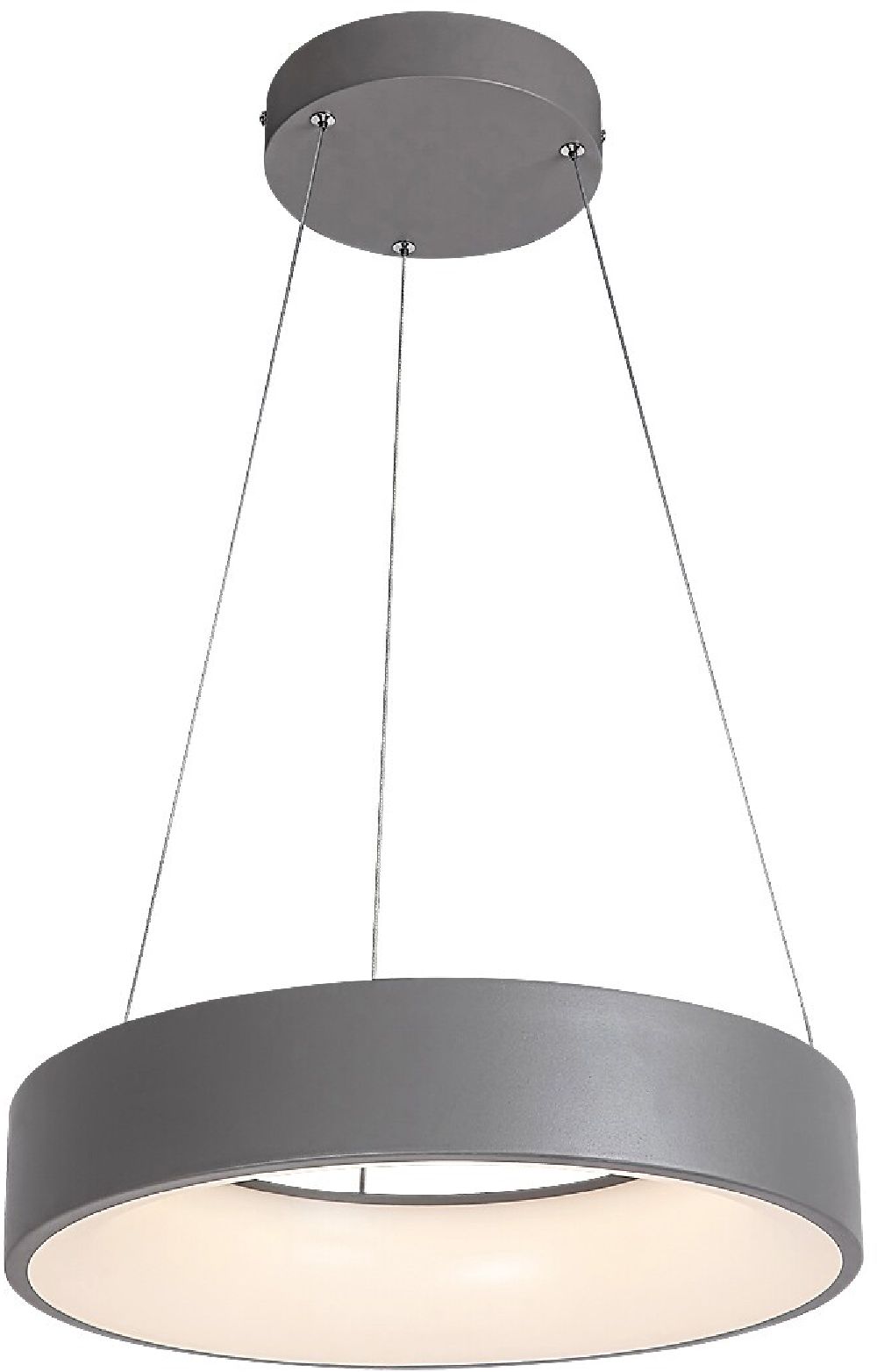 Rabalux Adeline lampa wisząca 1x24 W szary/popielaty 3929