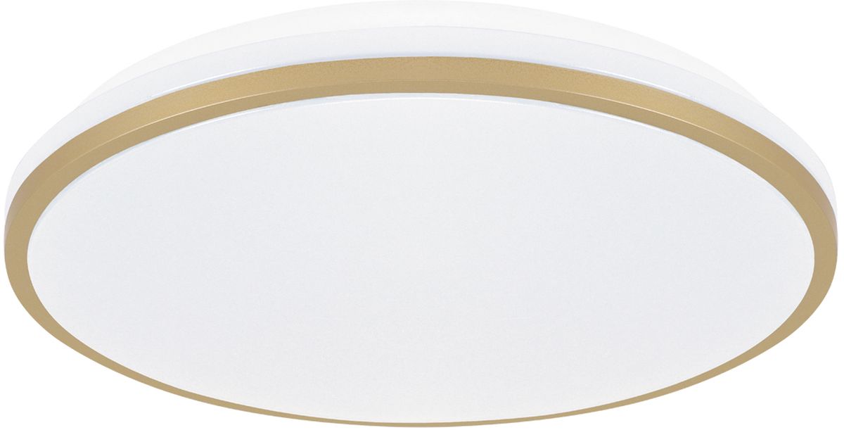 Strühm Linus plafon 1x24 W biały-złoty 04348