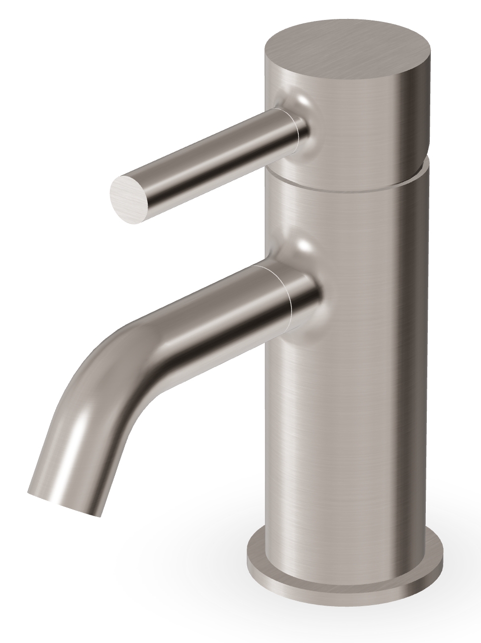 Zucchetti Pan bateria umywalkowa stojąca nikiel szczotkowany ZP6242.C3