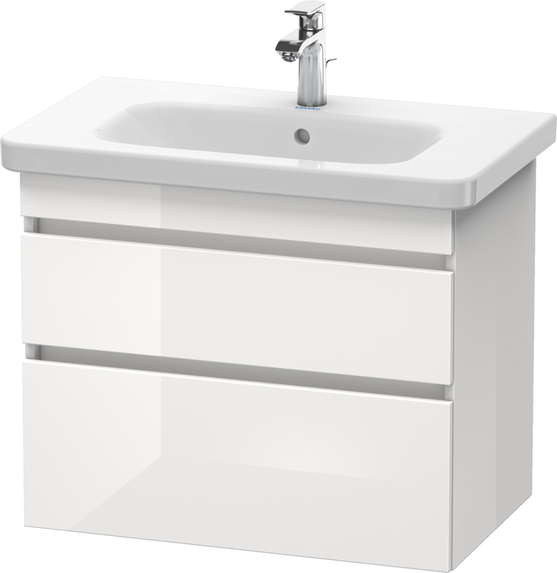 Duravit DuraStyle szafka 73 cm podumywalkowa wisząca biały połysk DS648102222