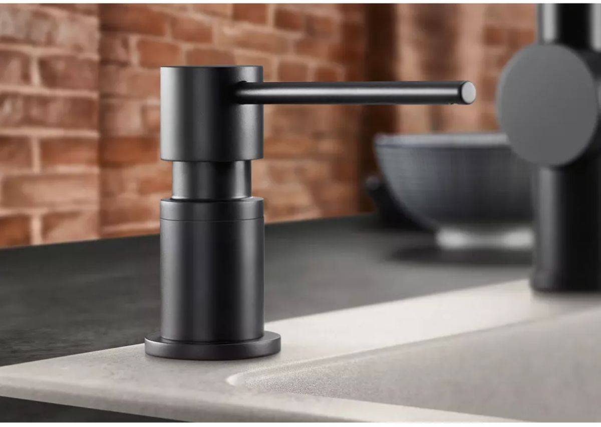 Blanco Lato dozownik do płynu 300 ml blatowy czarny mat 525789 - Wysyłka w 24h