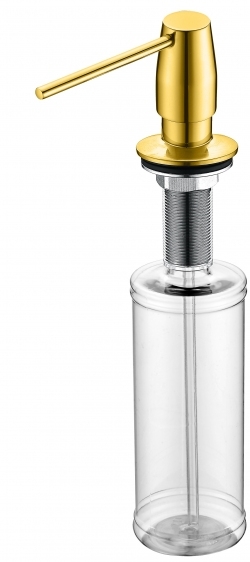 Blue Water dozownik do płynu 200 ml blatowy złoty