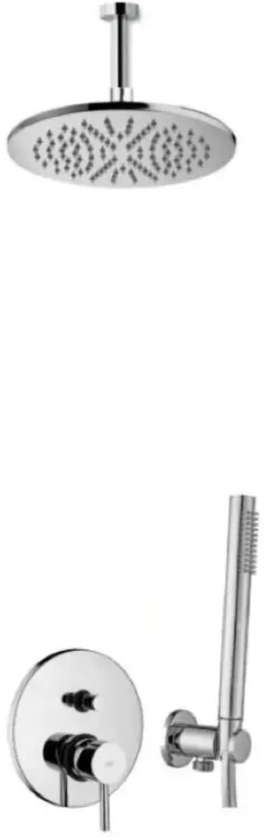 Paffoni Stick zestaw prysznicowy podtynkowy z deszczownicą chrom SK015ZSU2A