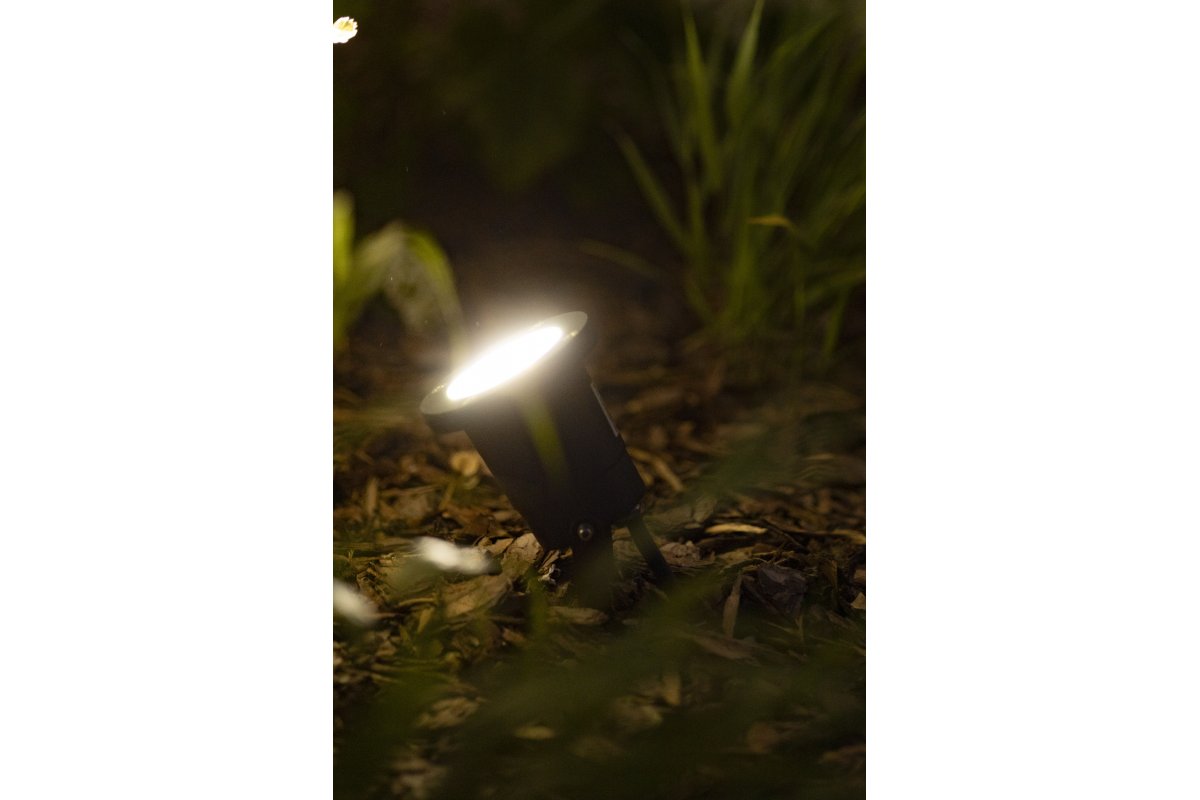 GTV Diego lampa gruntowa 1x35 W czarna OS-DIEGOGU10-20