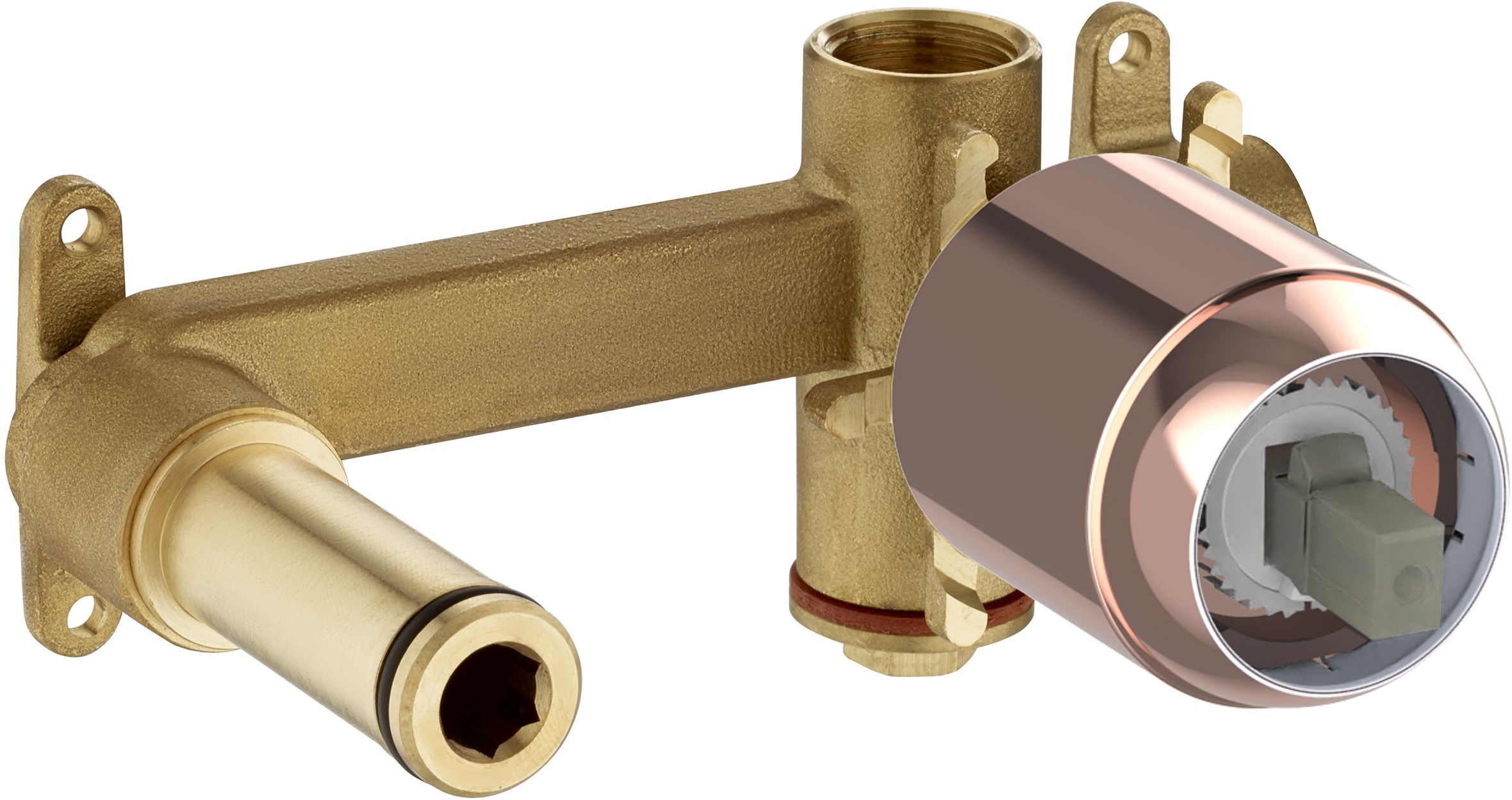 Roca element podtynkowy do baterii umywalkowej różowe złoto A5252206RG